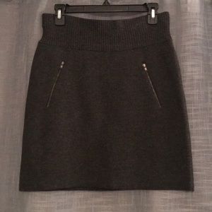 Charcoal LOFT skirt